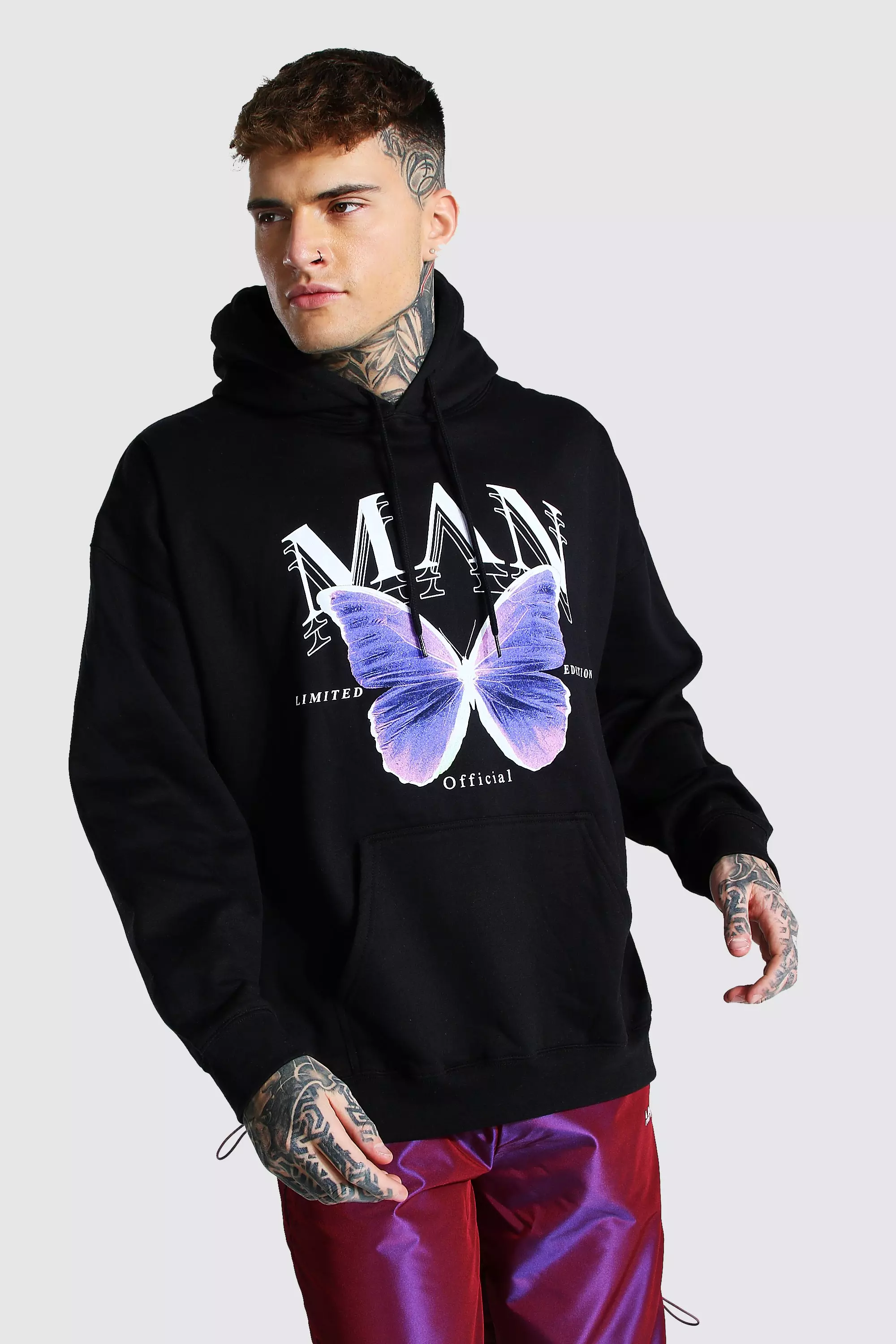 Men discount butterfly hoodie