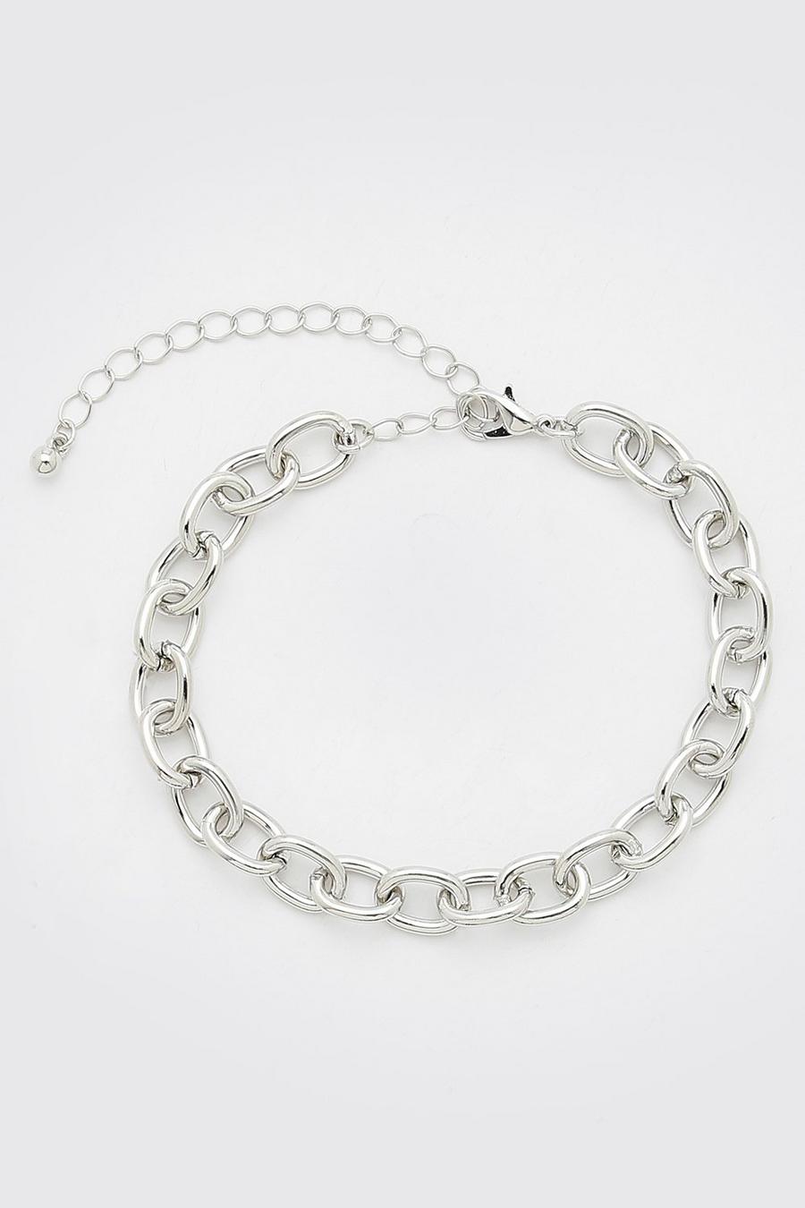 Bracelet chaîne, Argent image number 1