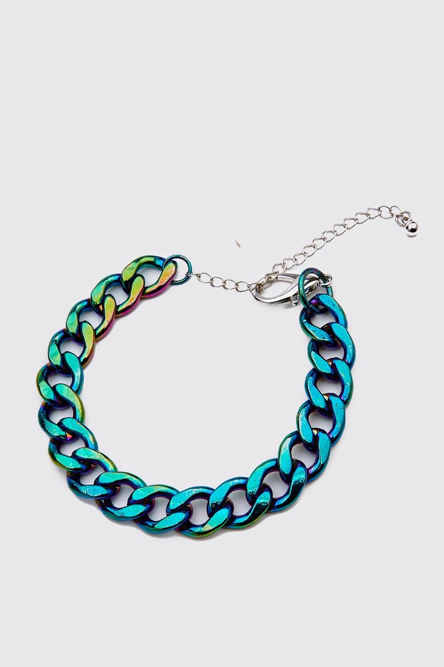 Multi Iridescent Chain Bracelet image number 1