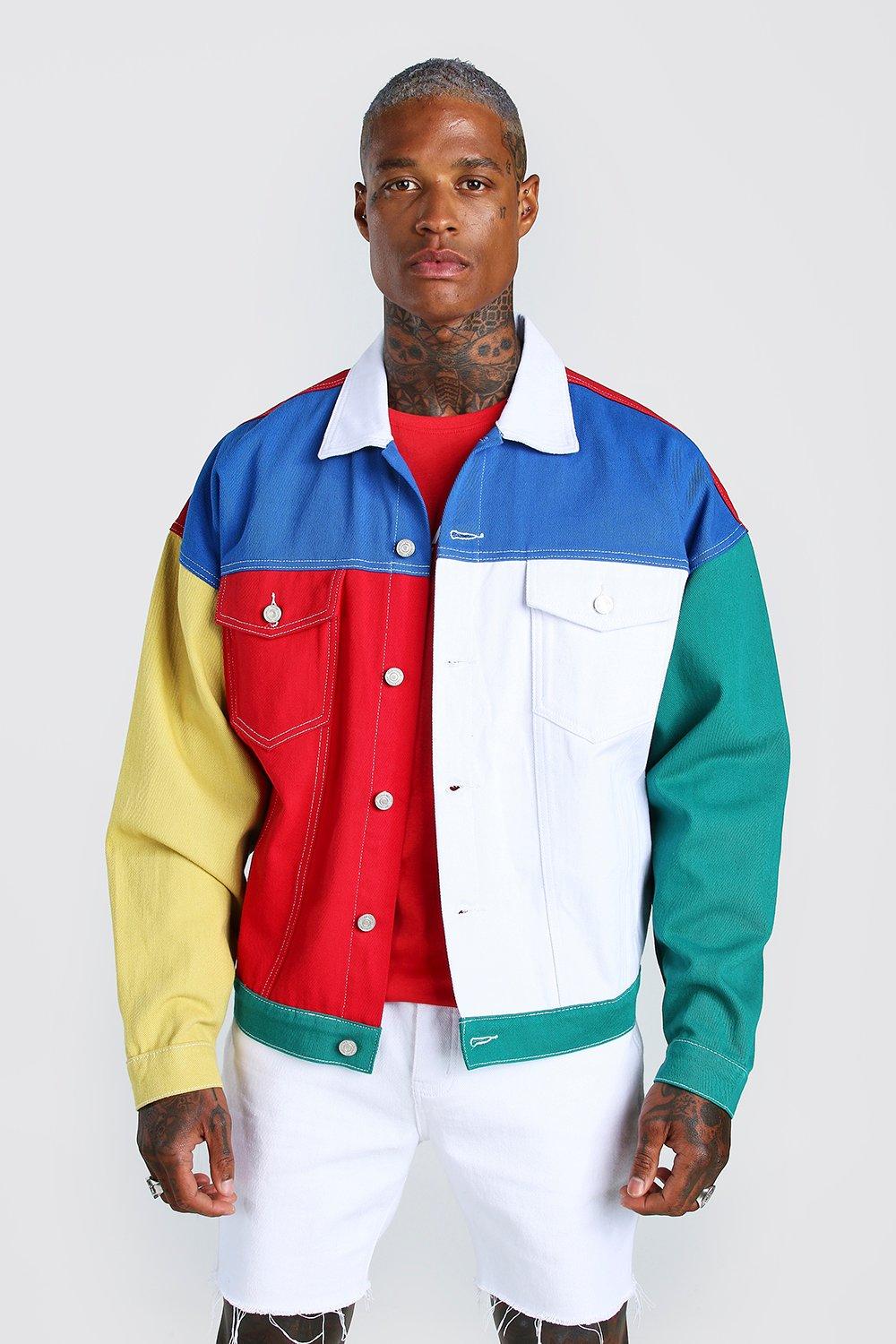 Multi coloured 2025 denim jacket