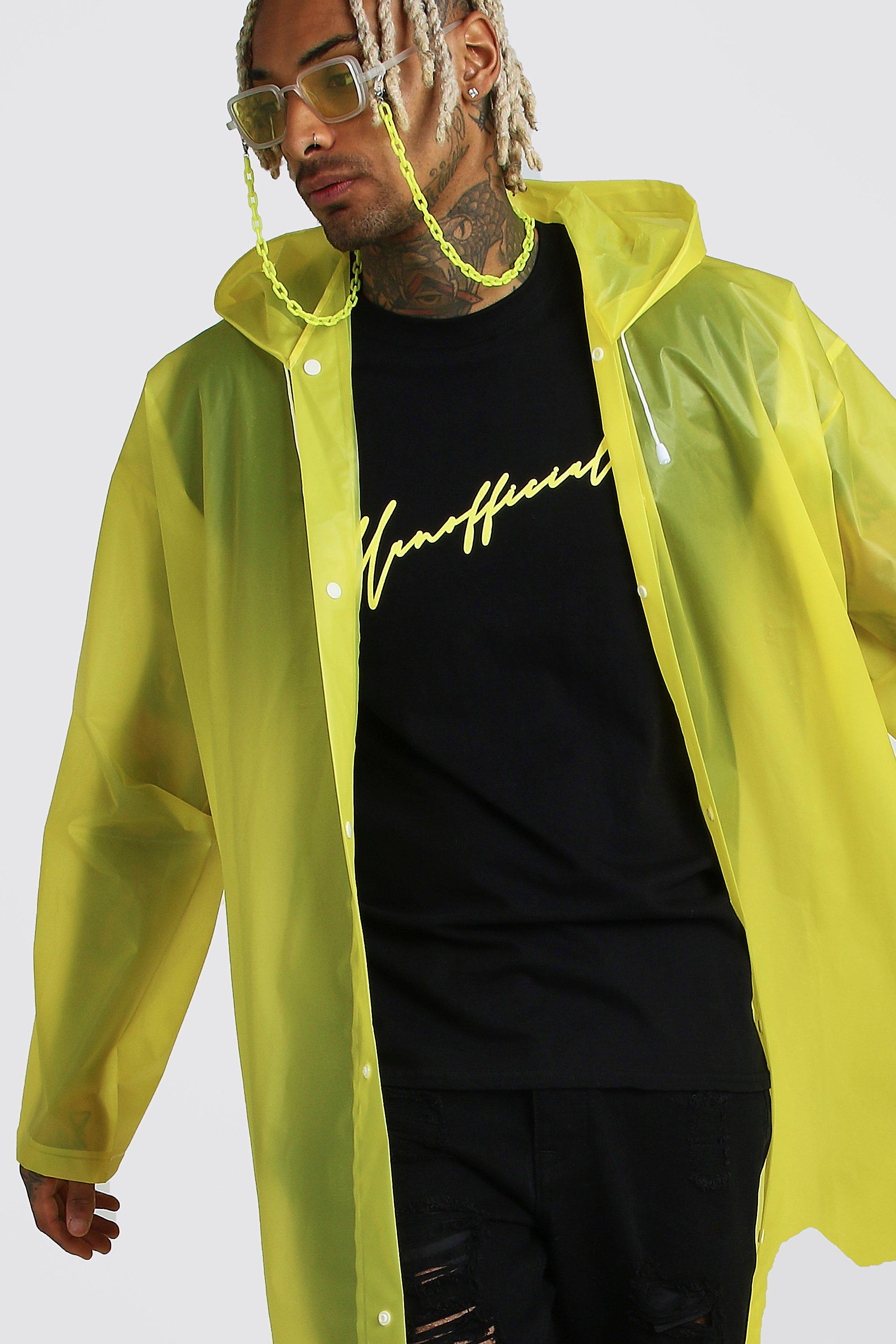 Mens yellow mac sale