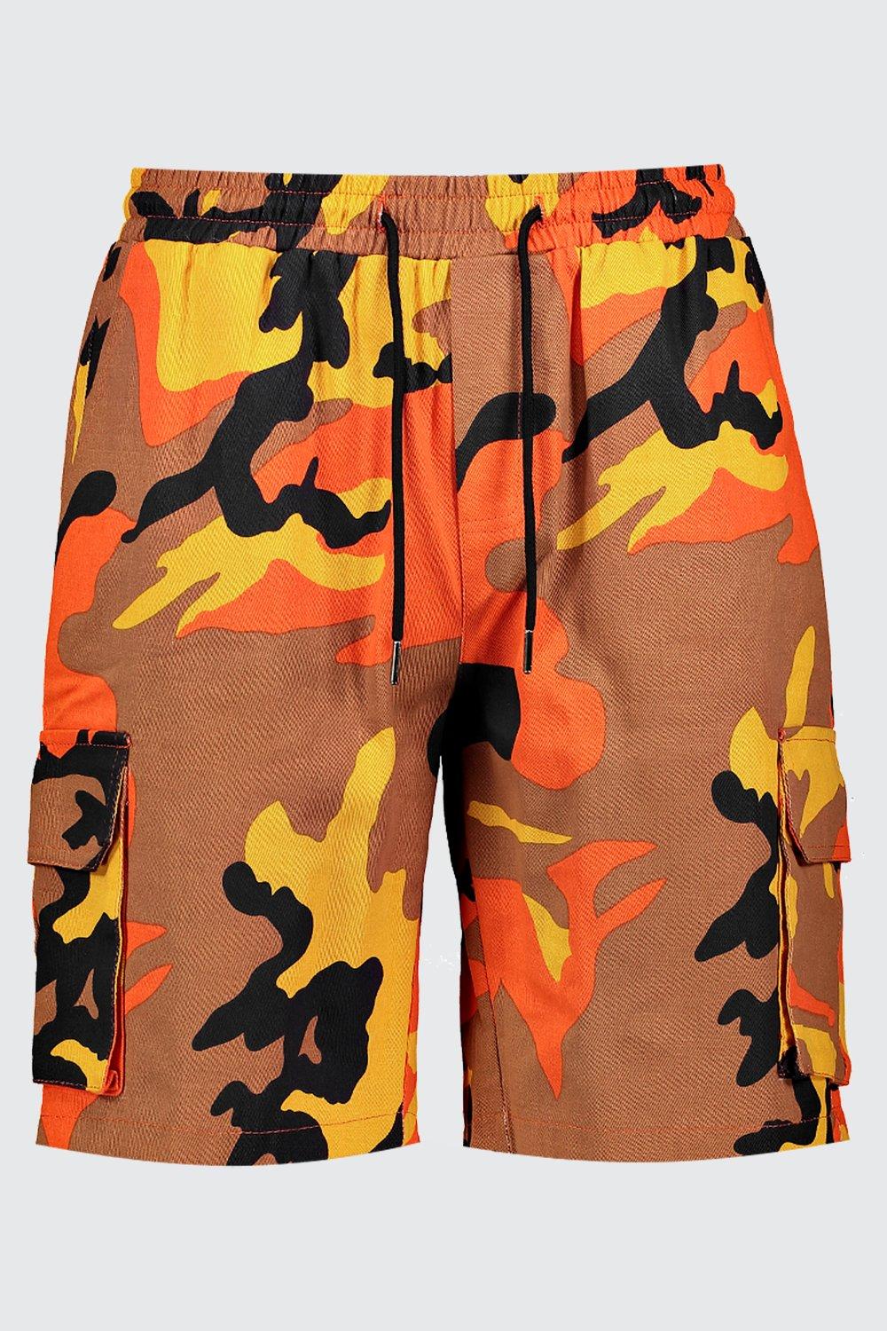 Pantalon discount camuflaje naranja