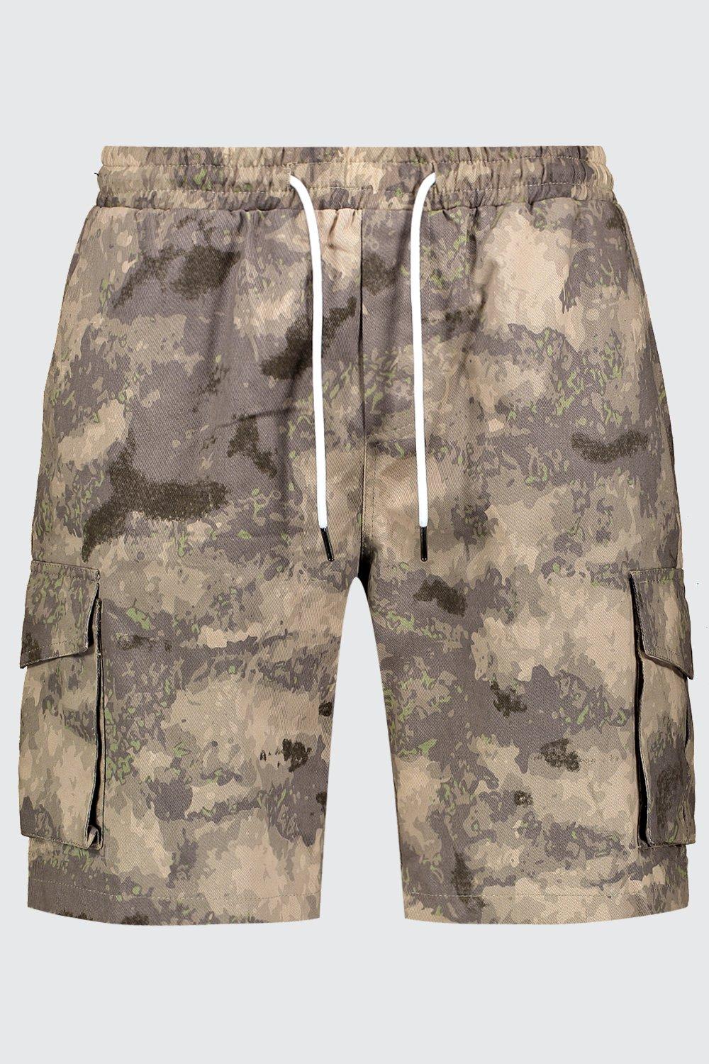 Slim fit camo shorts shop
