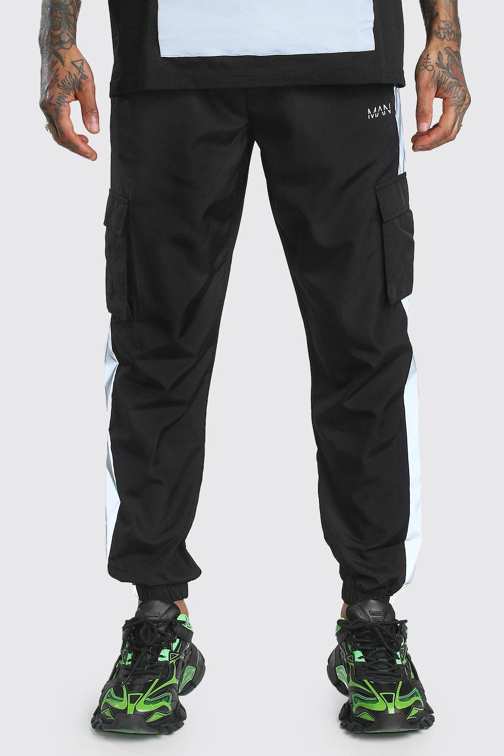 Cargo joggers with reflective detail hotsell