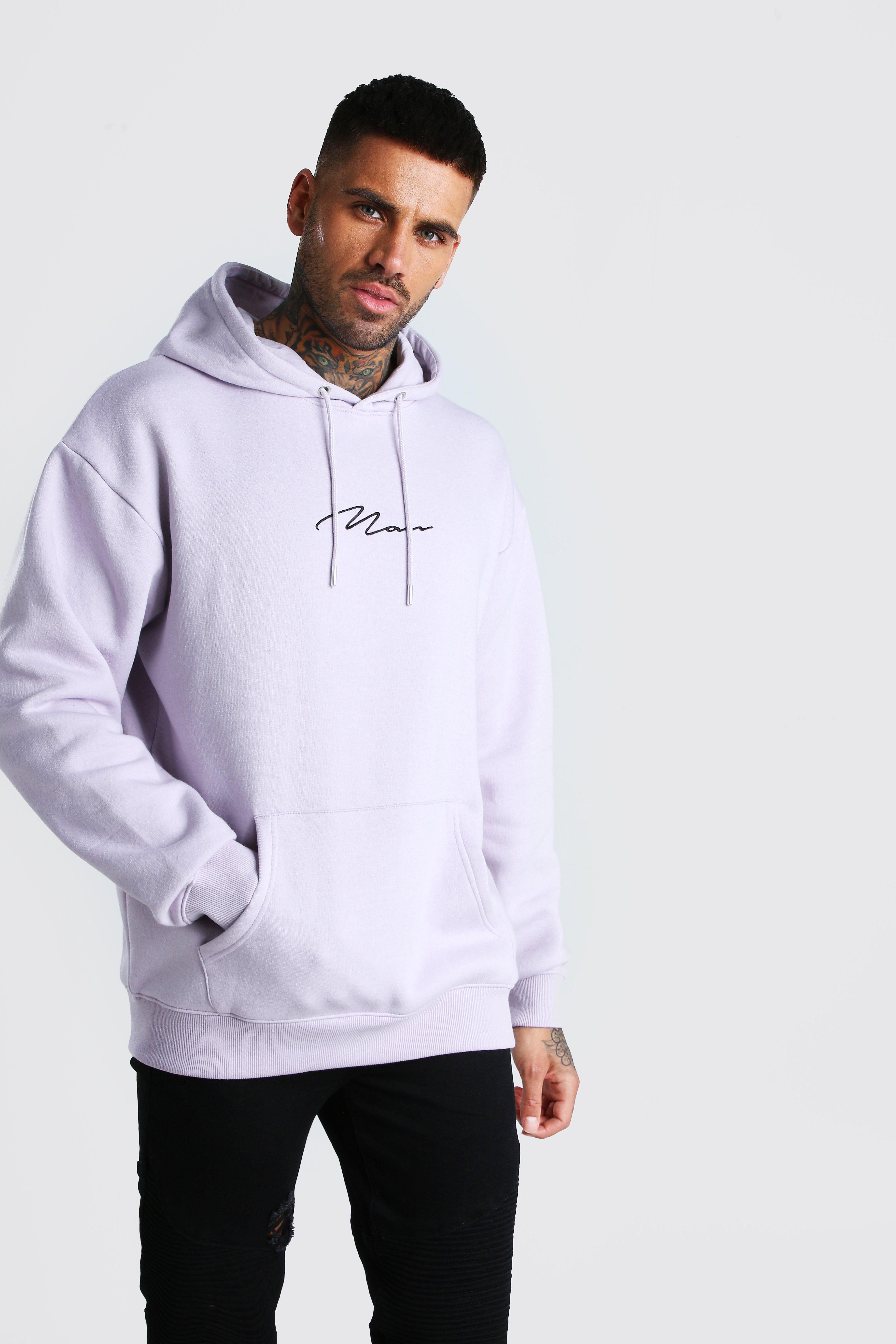 oversized lilac hoodie