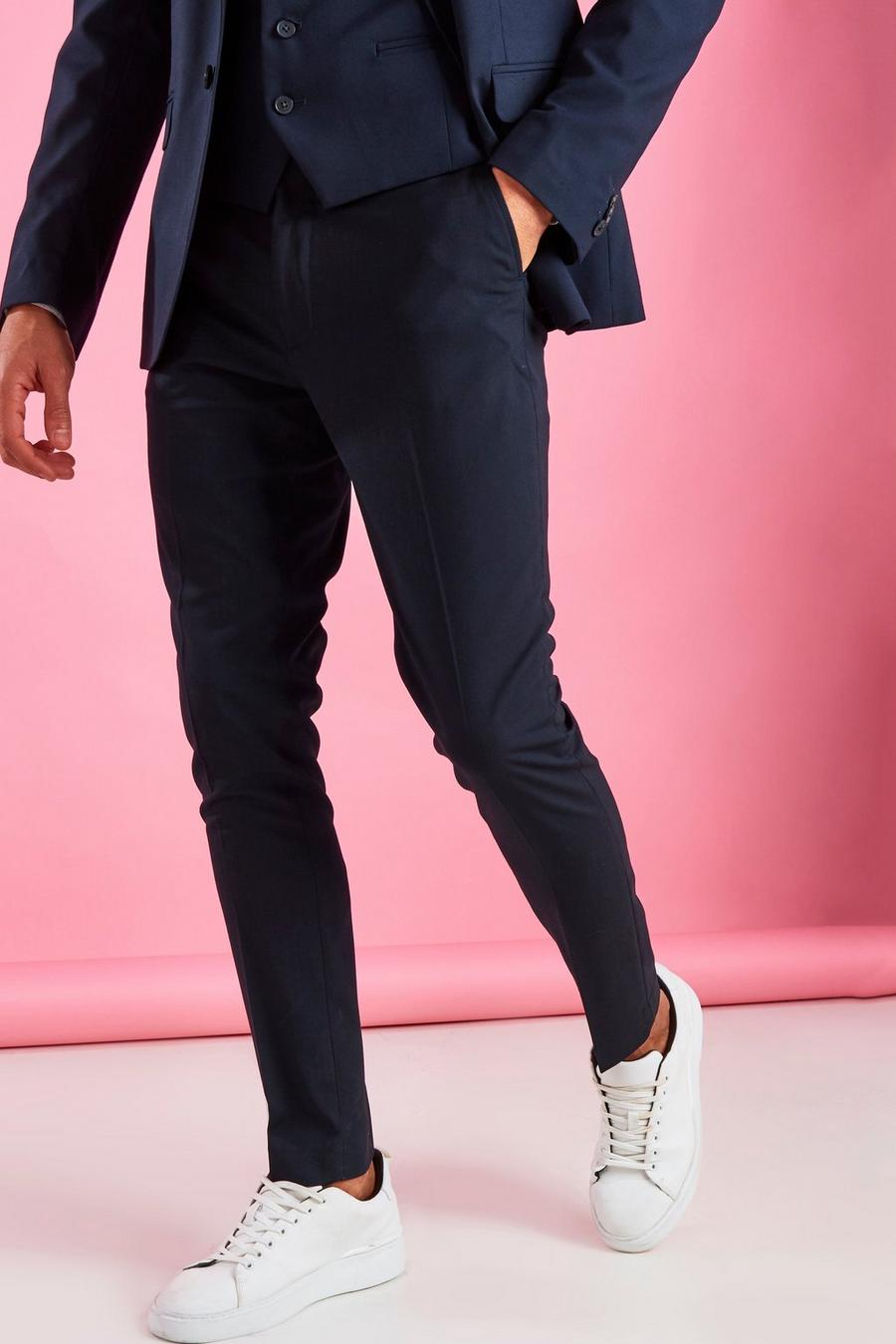 Navy Skinny Fit Trouser image number 1