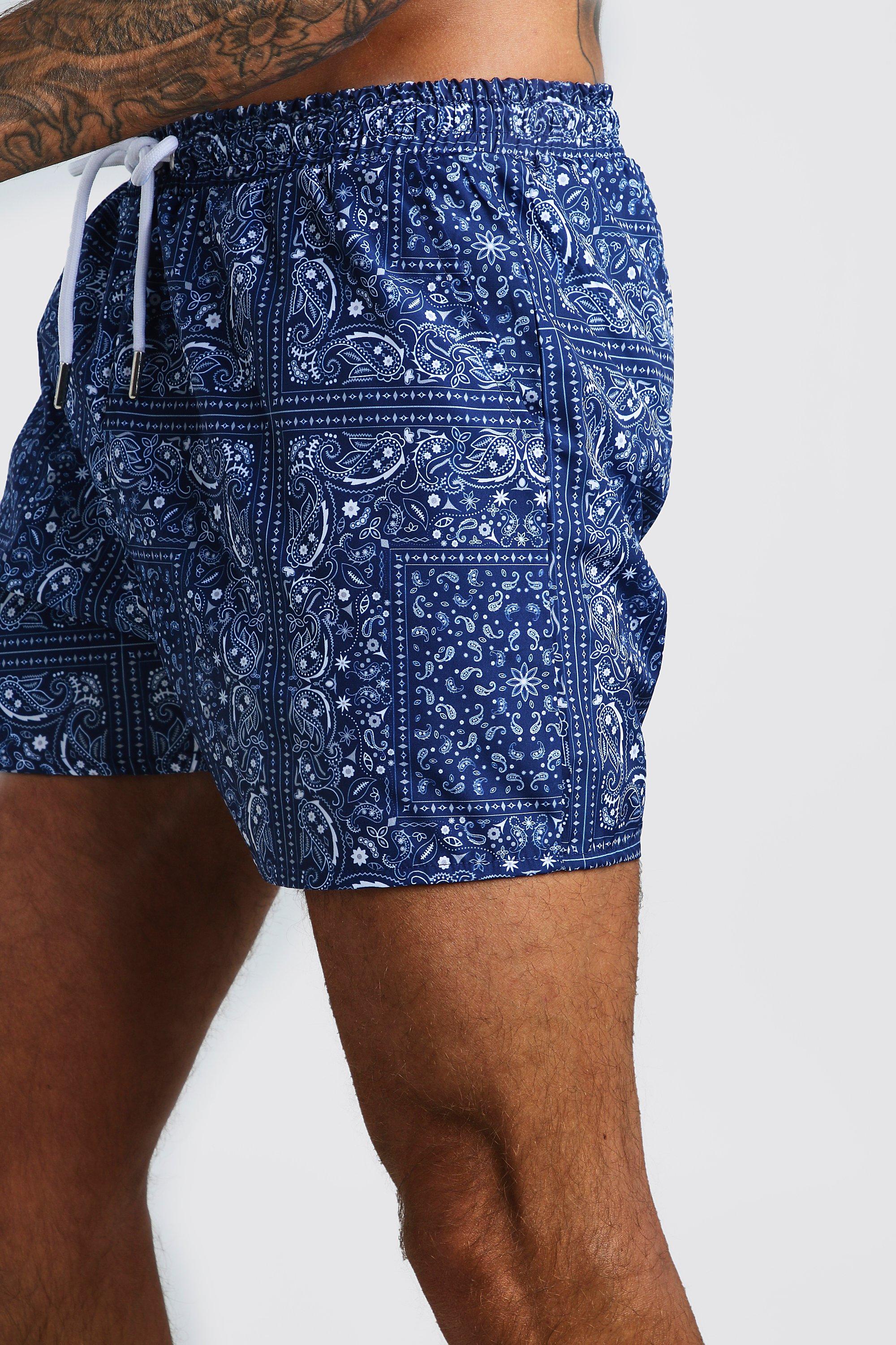 Short court discount de bain homme