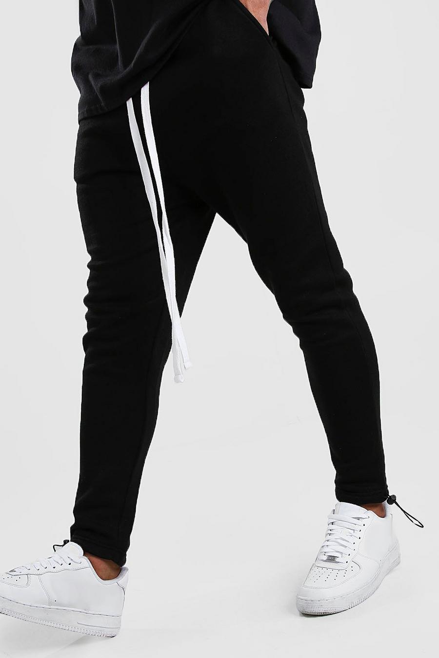 Drop Crotch Jogger With Extended Drawcords image number 1