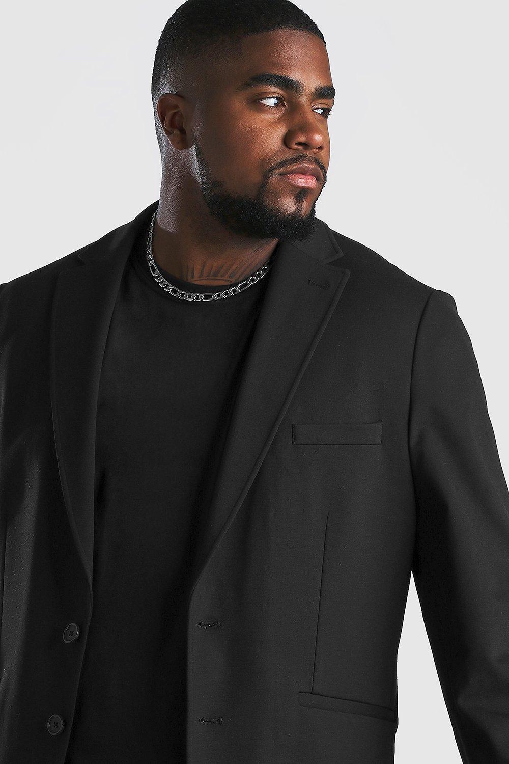 Plus size shop blazer men