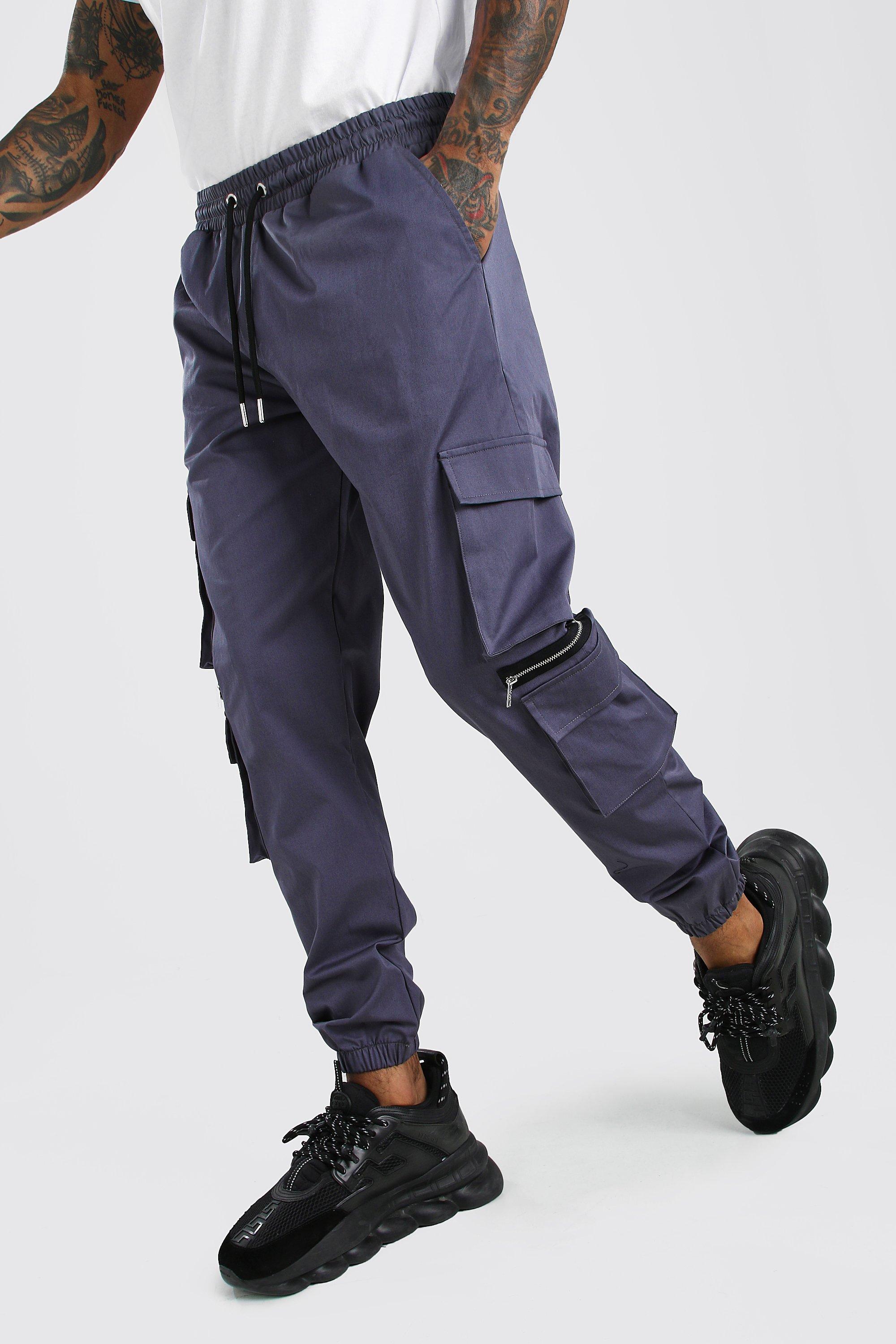 multi pocket cargo trousers