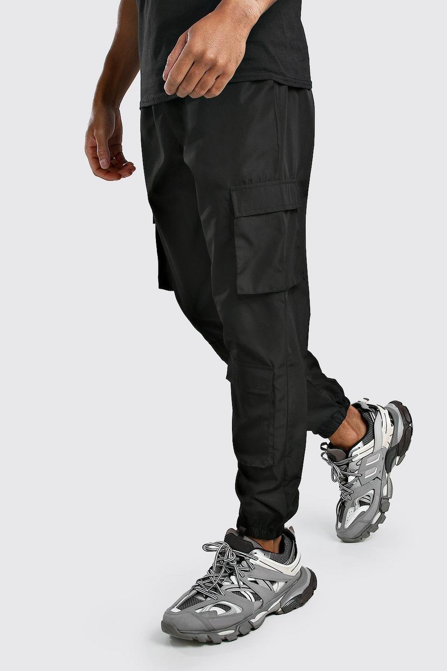 Shell Cargo Jogger With Multi Pockets image number 1