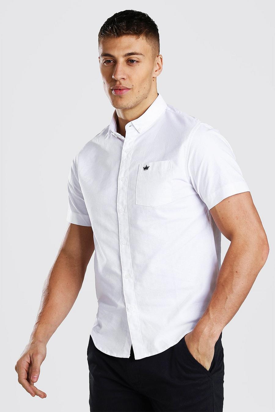 Chemise Oxford manches courtes image number 1