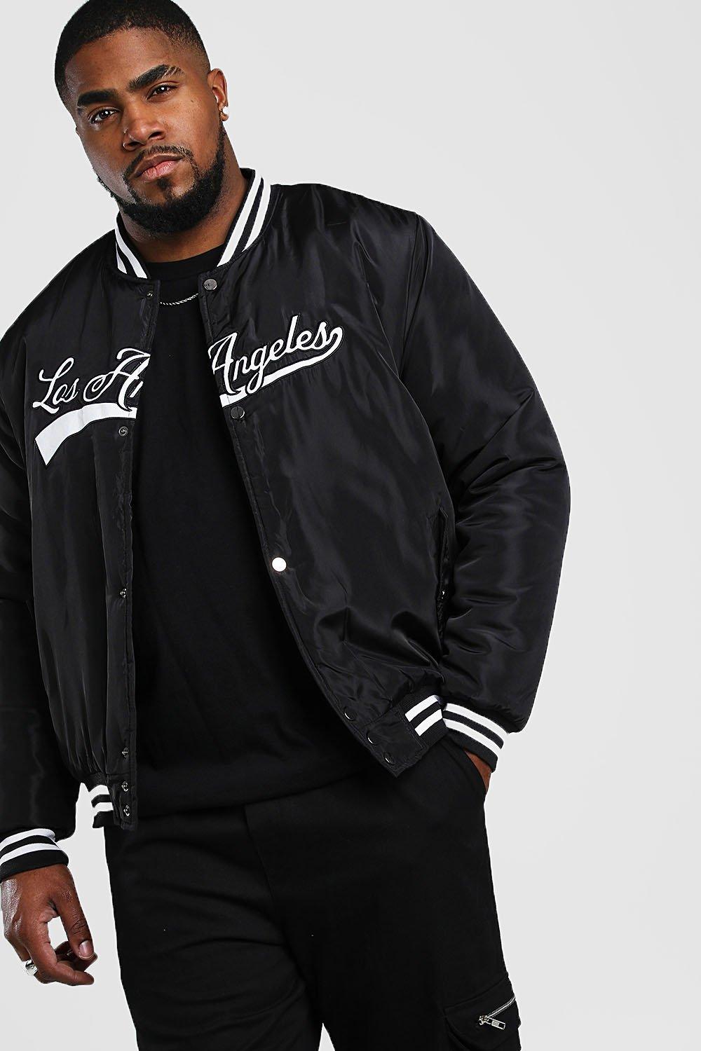 plus size men's bomber jackets