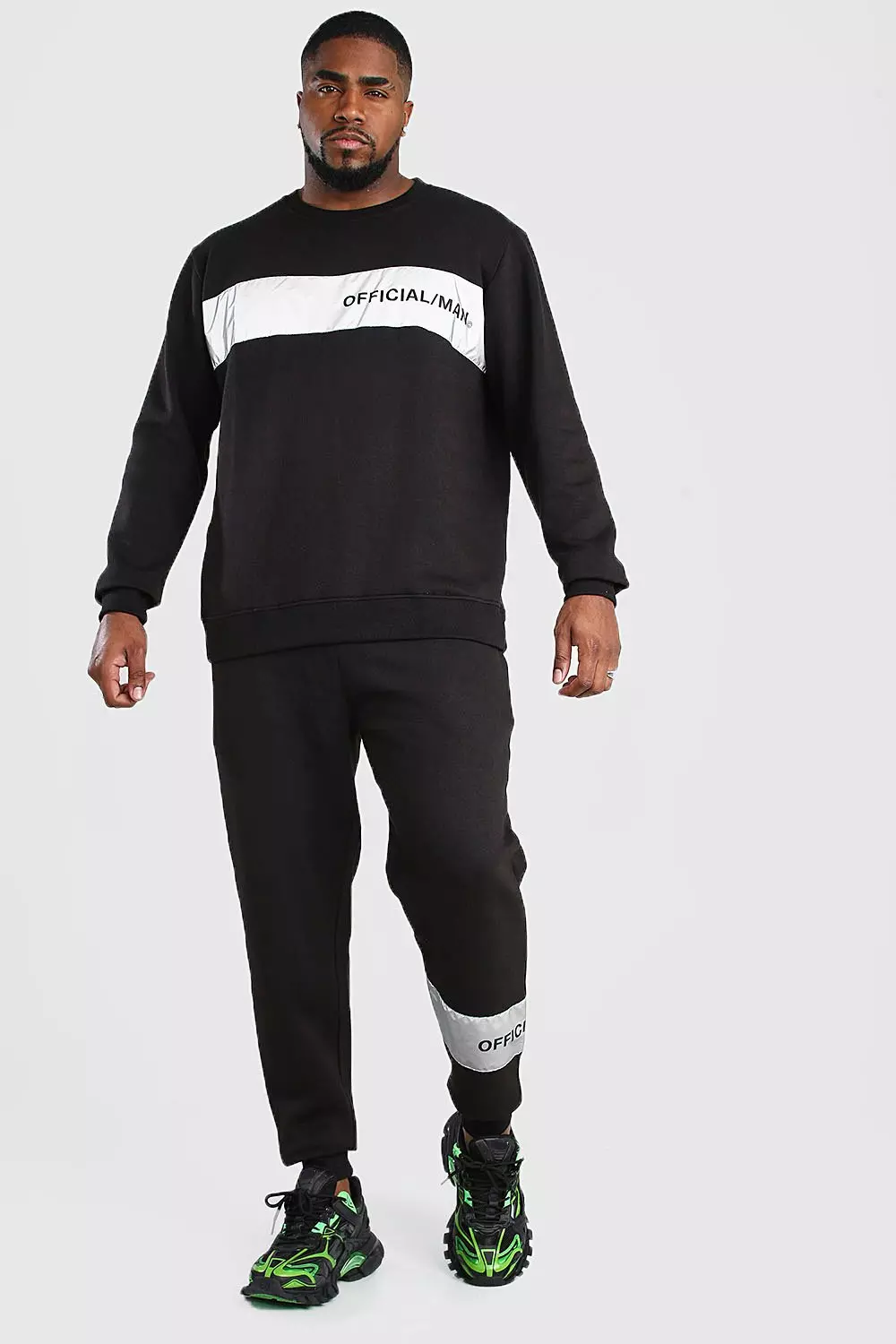 Reflective sweatsuit hot sale