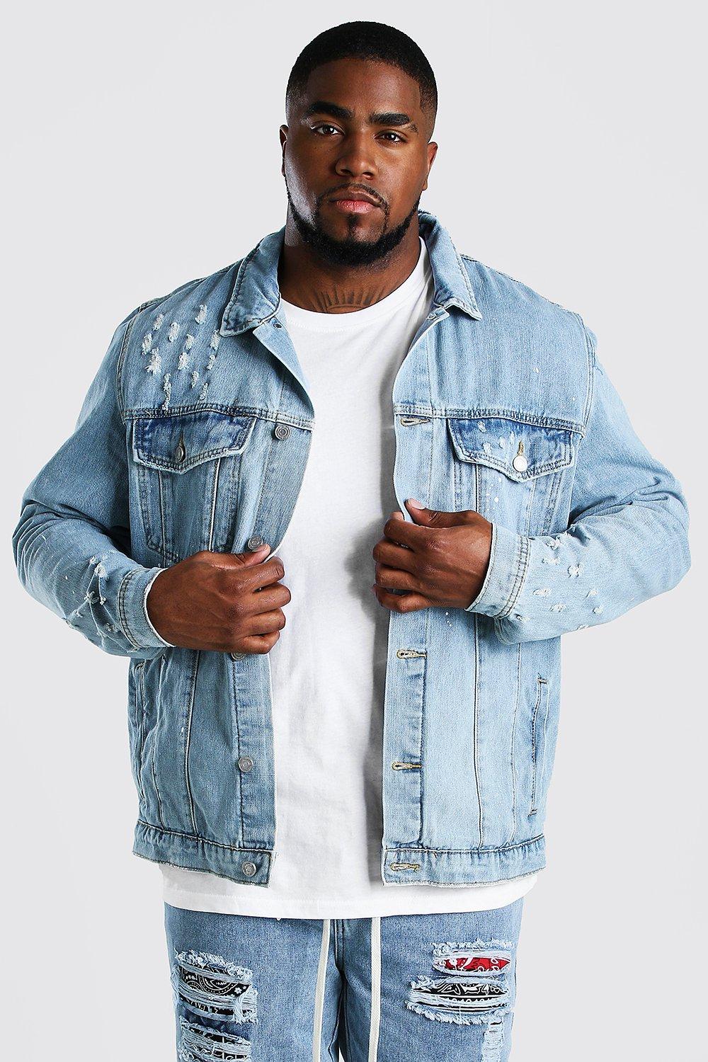 boohoo plus size denim jacket