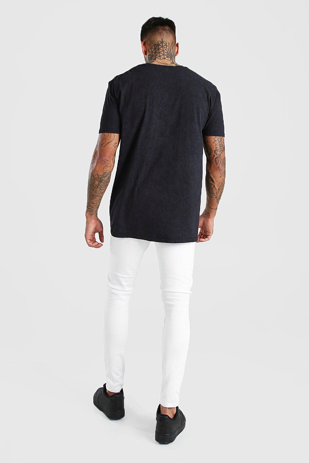 spray on skinny biker jeans with zips