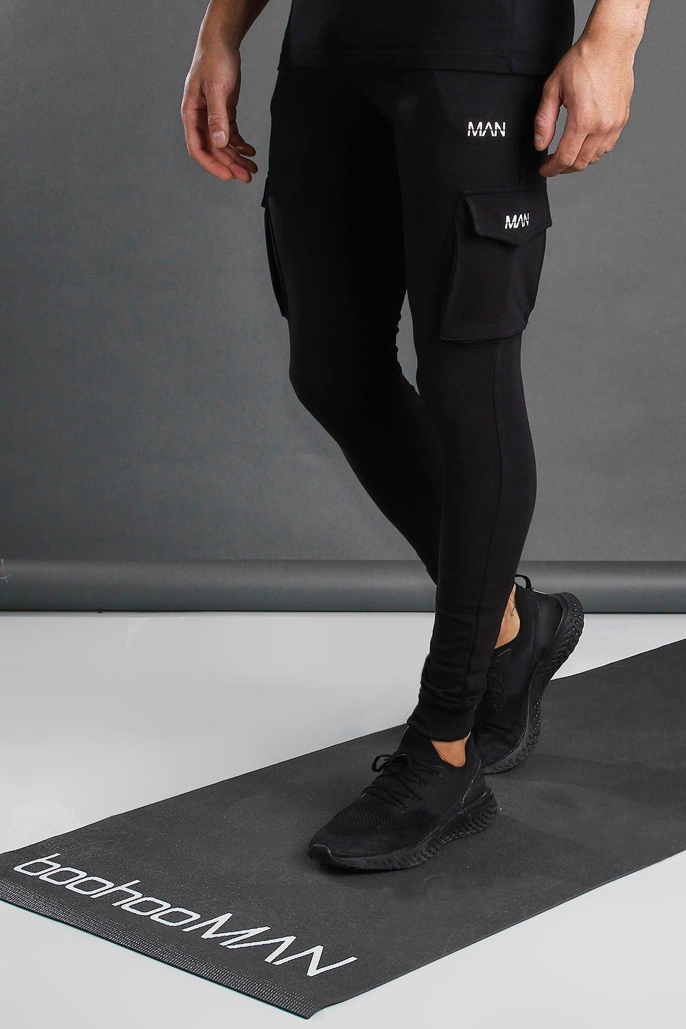 boohoo man cargo joggers