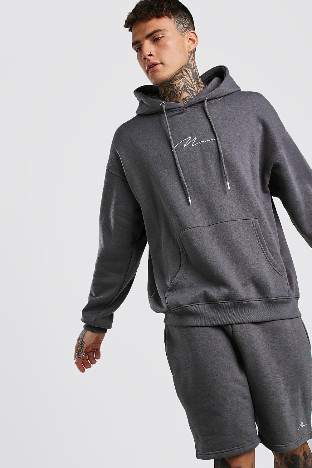 Hoodie clearance set mens