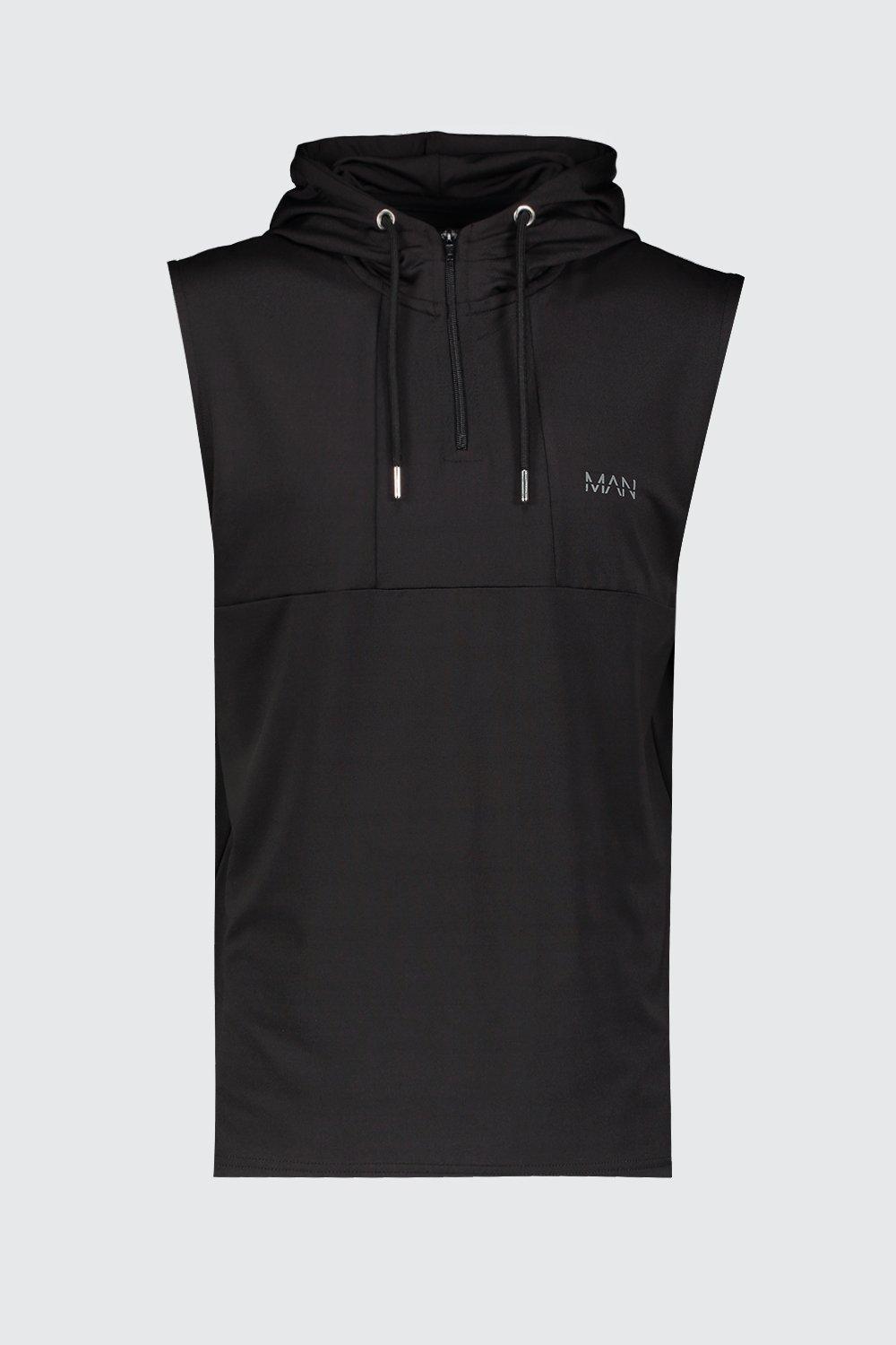 and 1 sleeveless hoodie