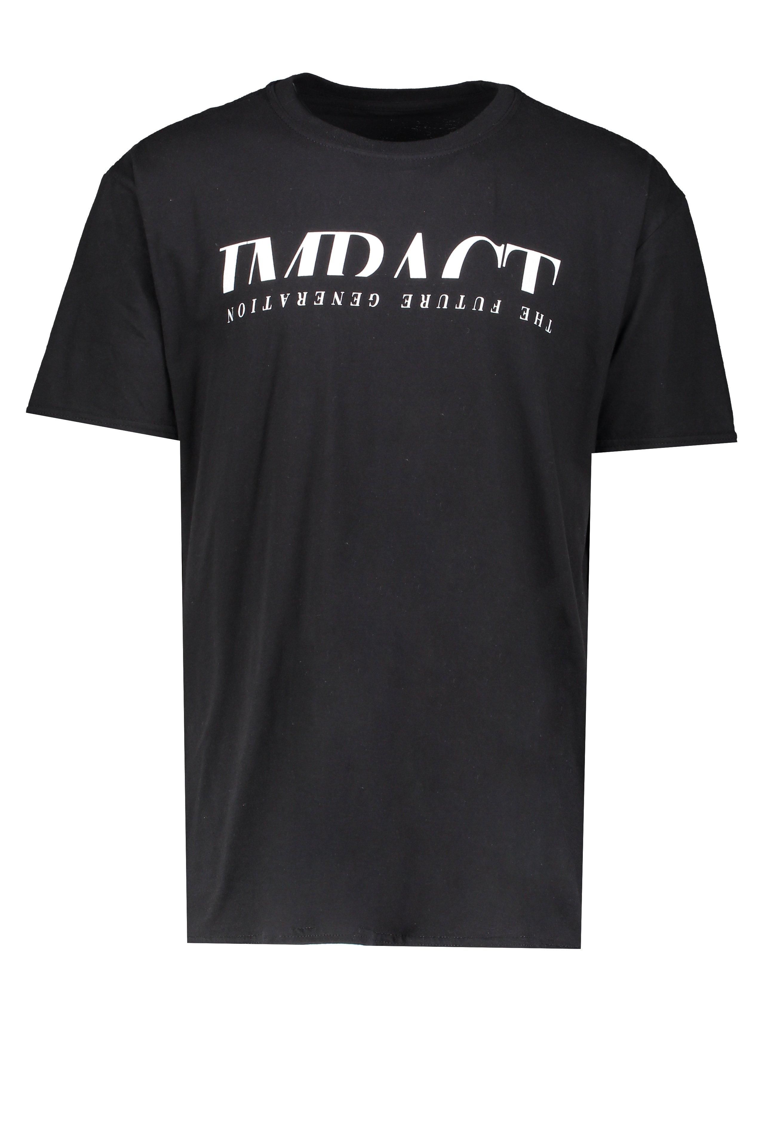 Oversized Front & Back Graphic Graphic T-Shirt
