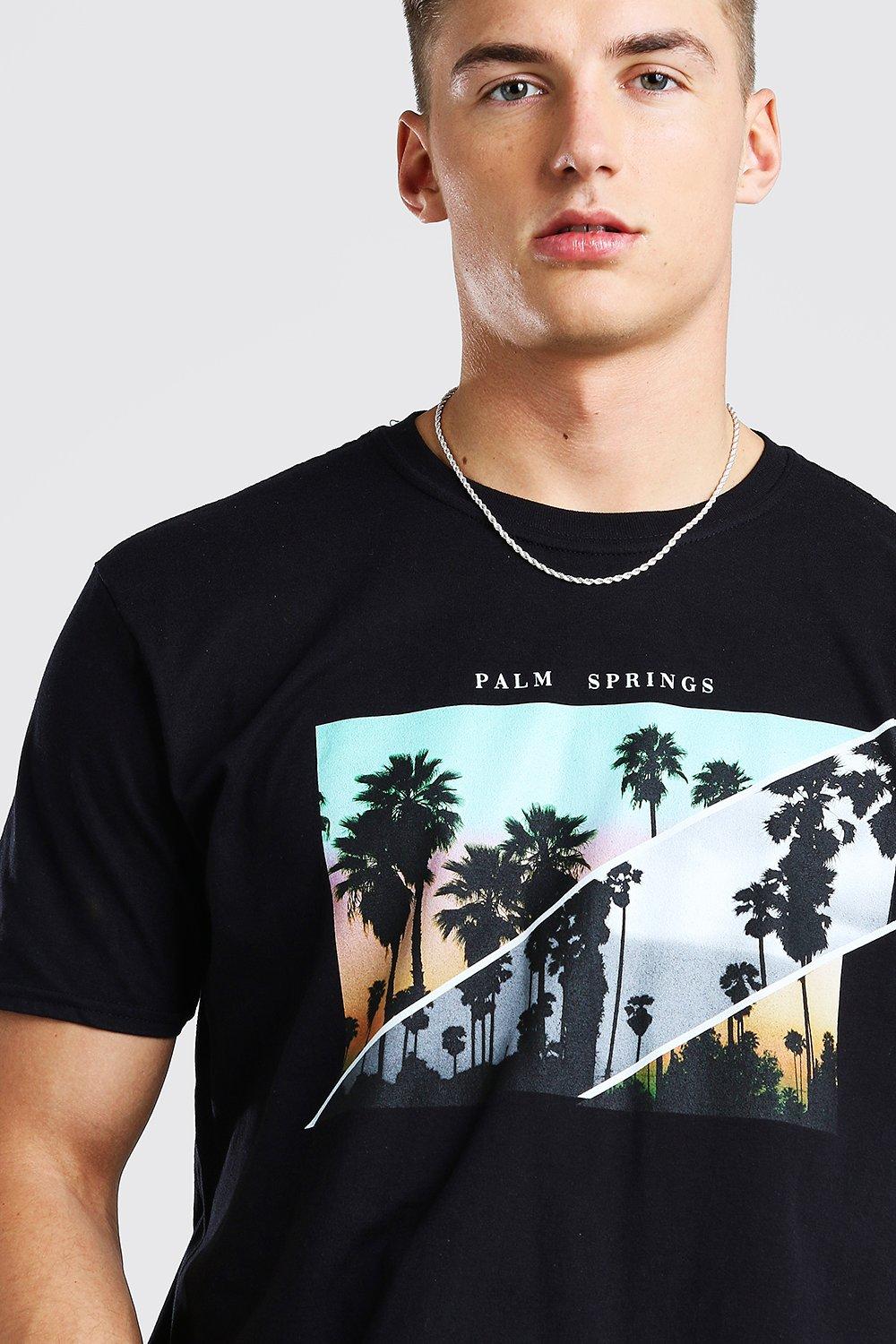Springboard fornuft faglært Oversized Palm Springs Photo Print T-Shirt | boohoo