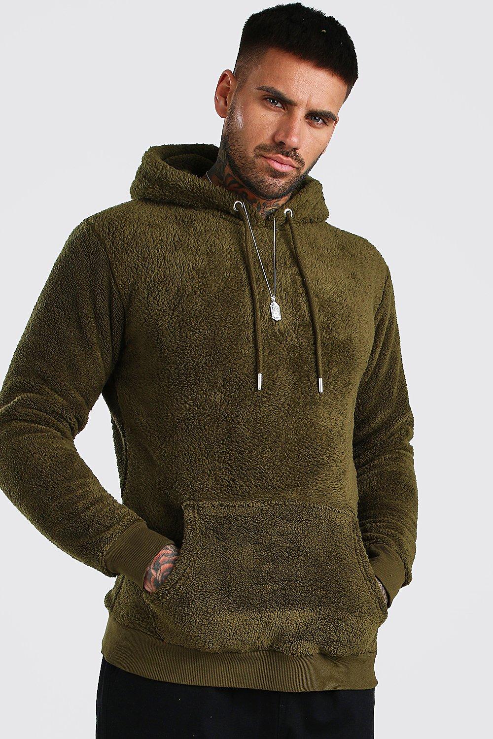 borg teddy hoodie