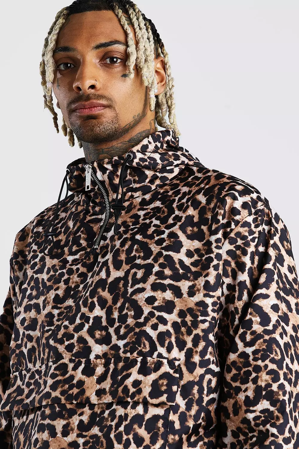 Leopard print outlet jacket for men