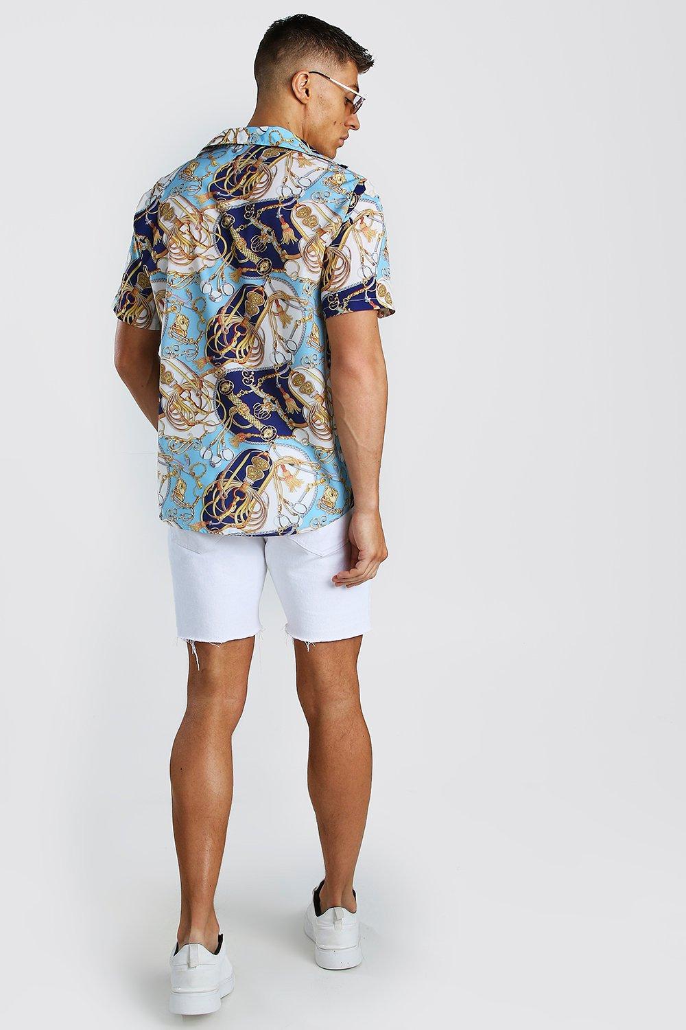 Baroque short sleeve shirt hot sale