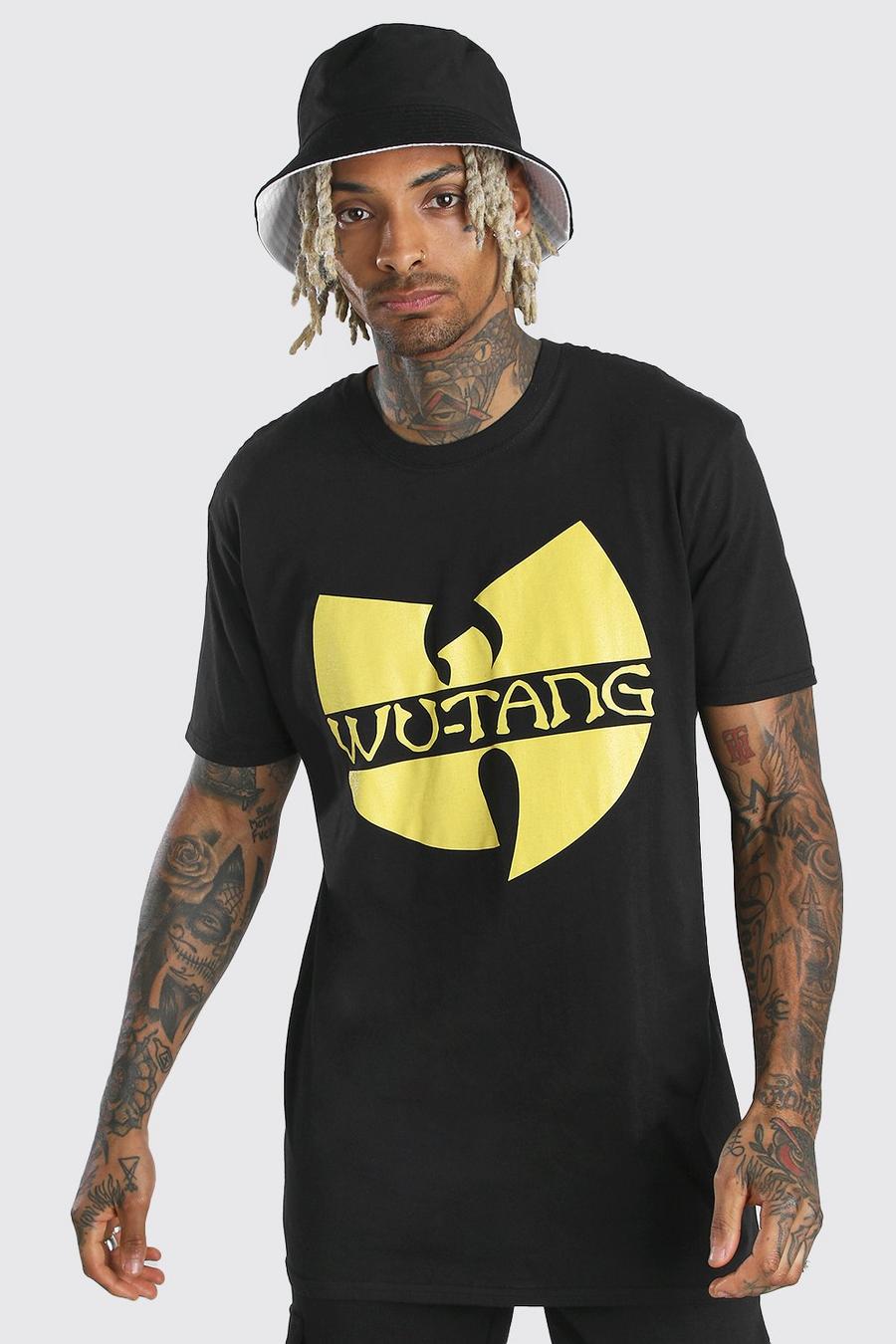 Black "Wu-Tang" T-shirt med tryck image number 1