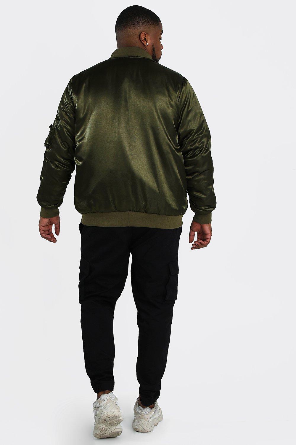 plus size khaki bomber jacket