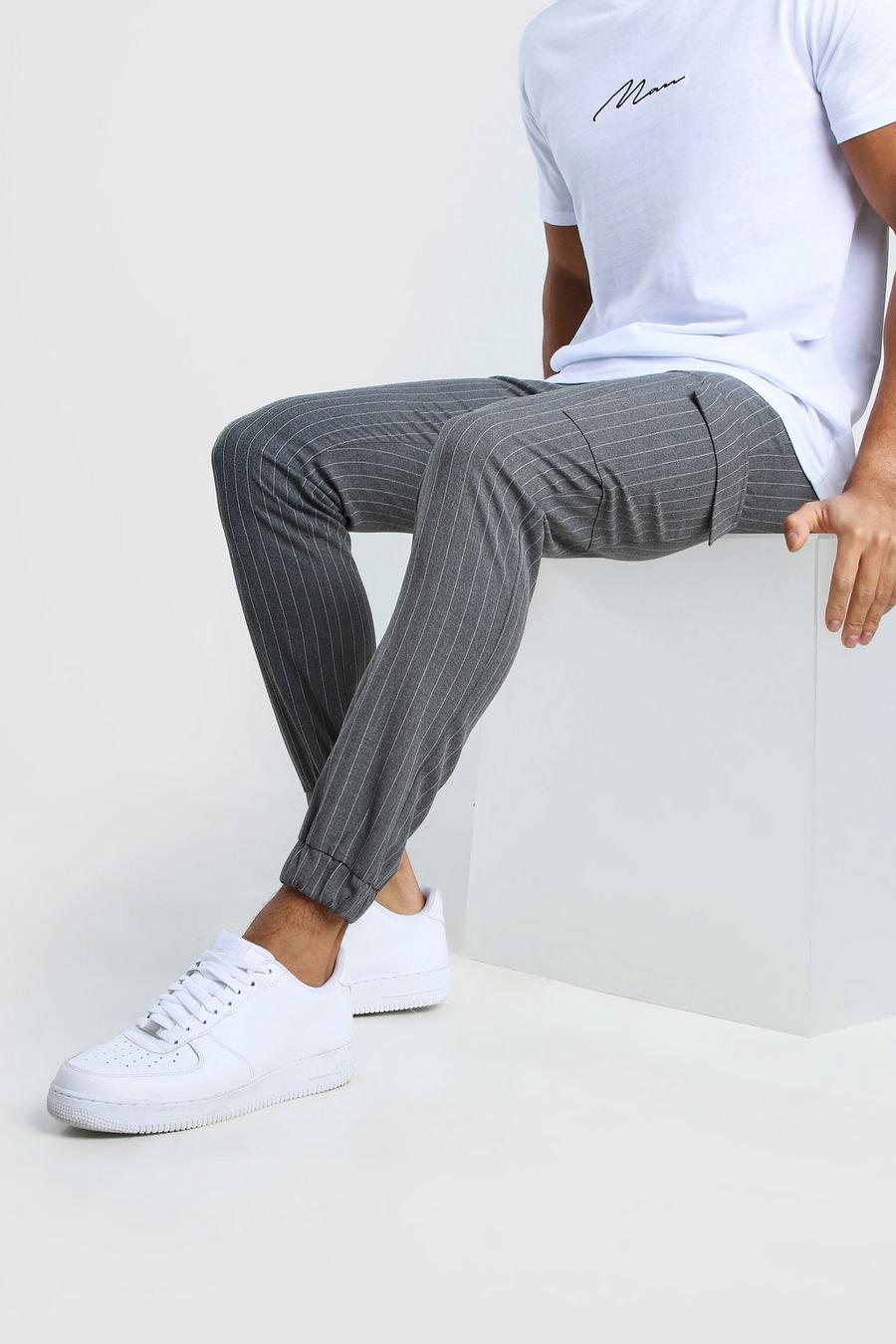 Skinny Stripe Cargo Trousers image number 1