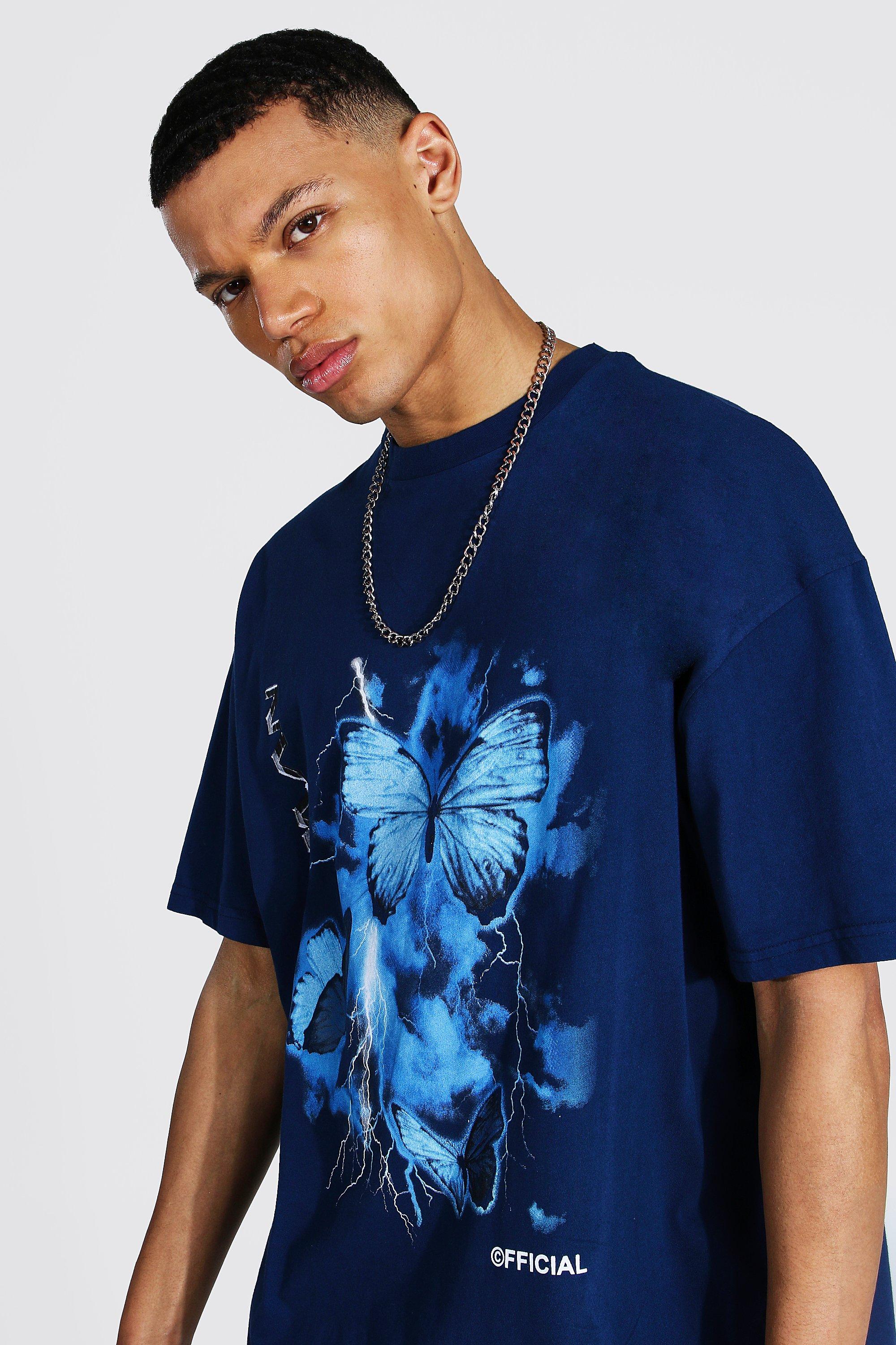 Butterfly crew neck tee best sale