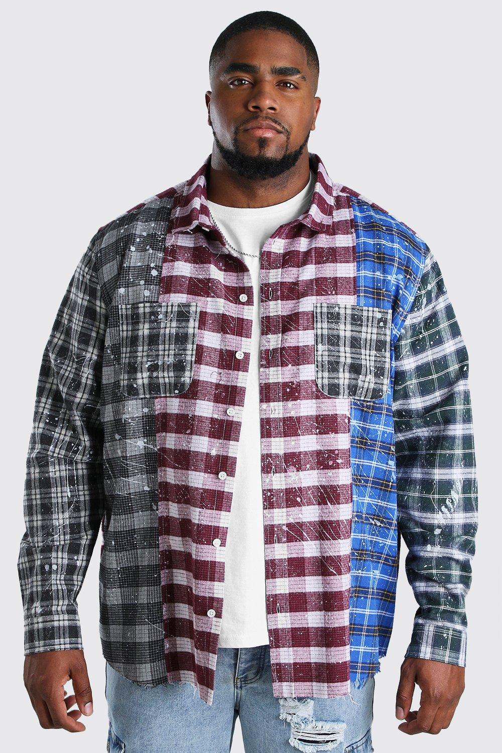 plus size flannel jacket