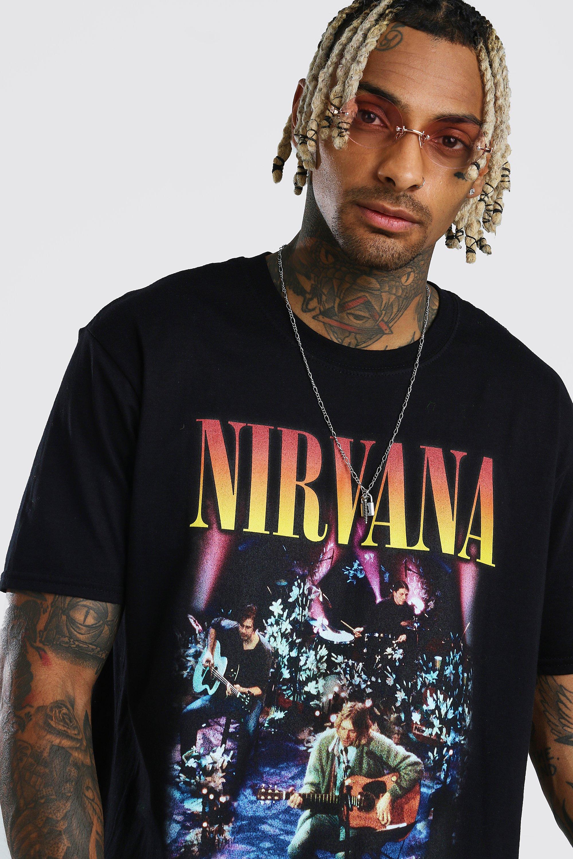 Camiseta nirvana hombre online