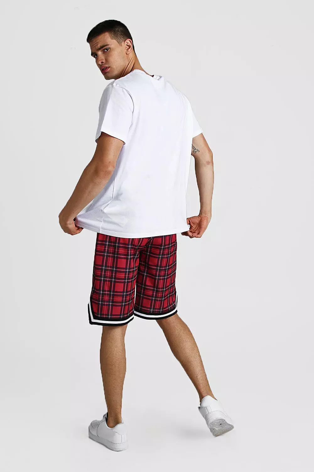 Tartan best sale basketball shorts