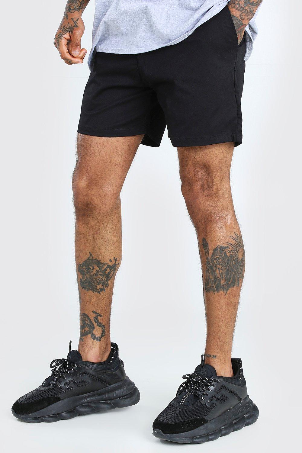 relaxed fit chino shorts