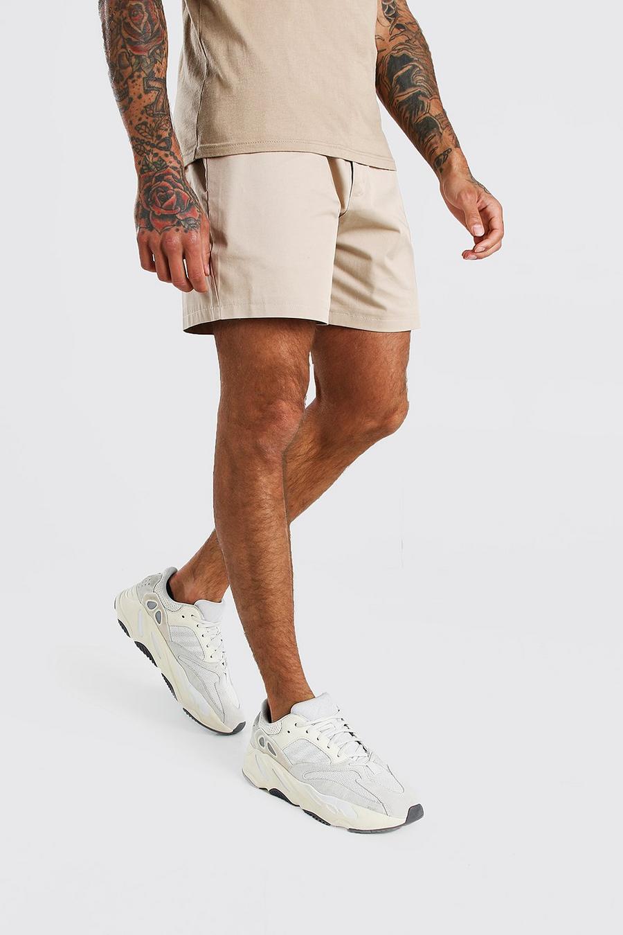 Relaxed Fit Chino-Shorts, Sand image number 1