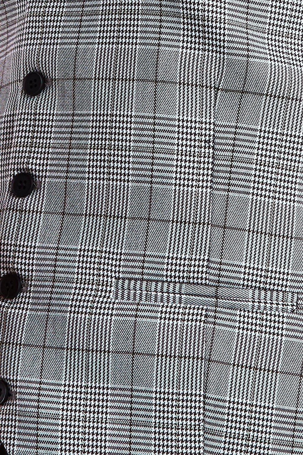 Prince of wales check waistcoat outlet