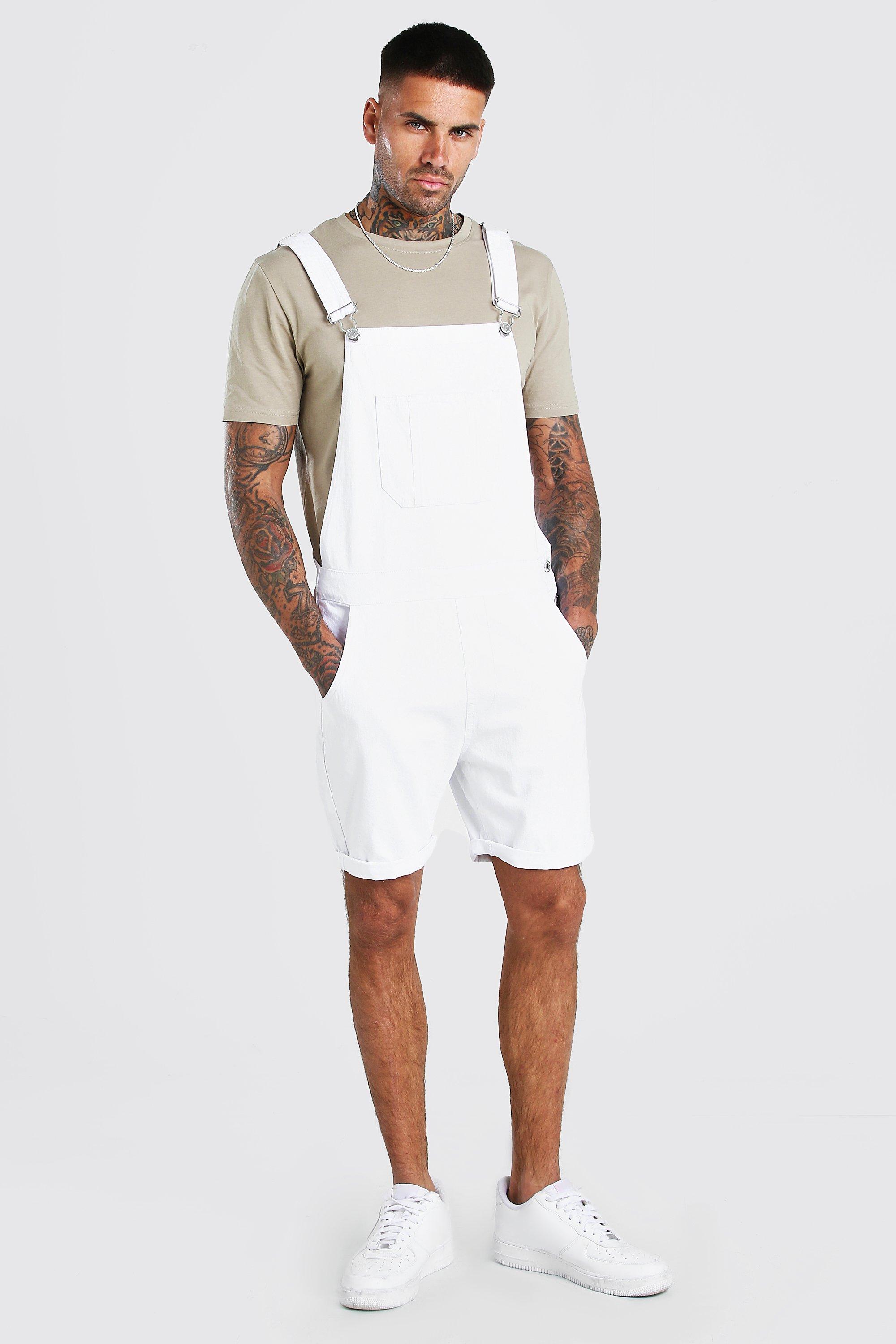 mens dungarees boohoo