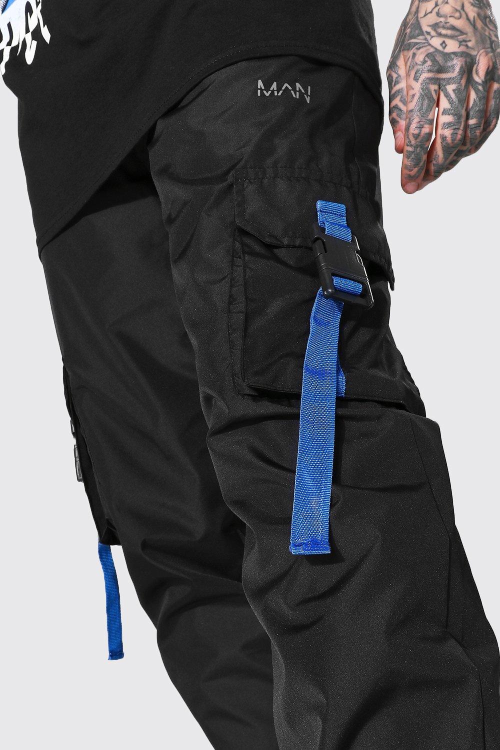 Cargo pants with sale straps mens