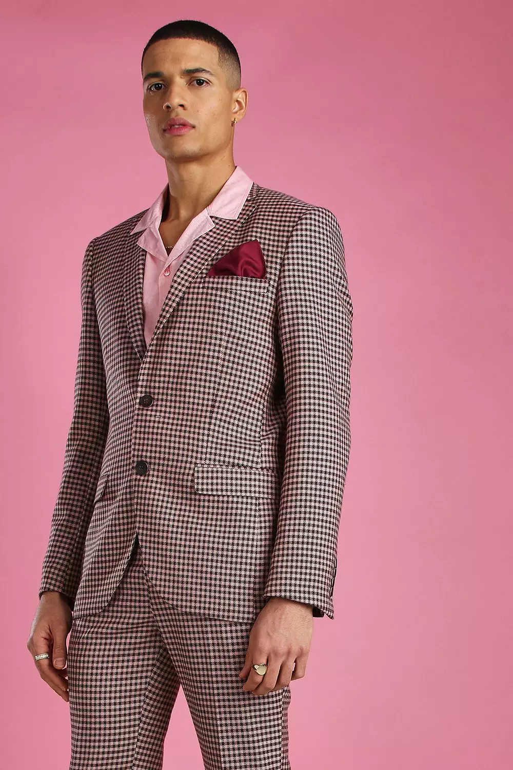 Mens dogtooth sale check jacket