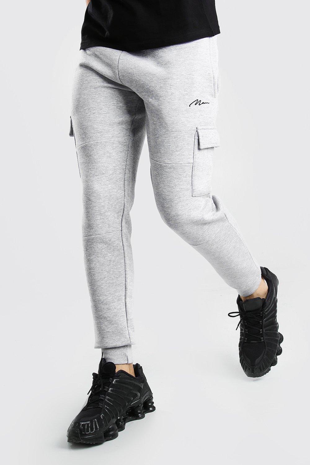 cargo joggers grey