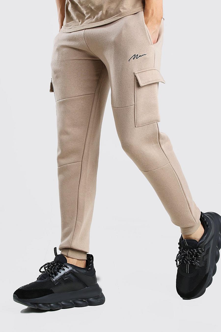 MAN Signature Panelled Cargo Jogger image number 1