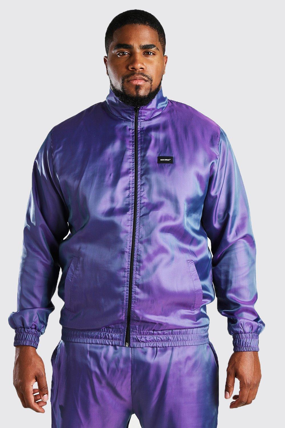 Iridescent jacket 2025 plus size