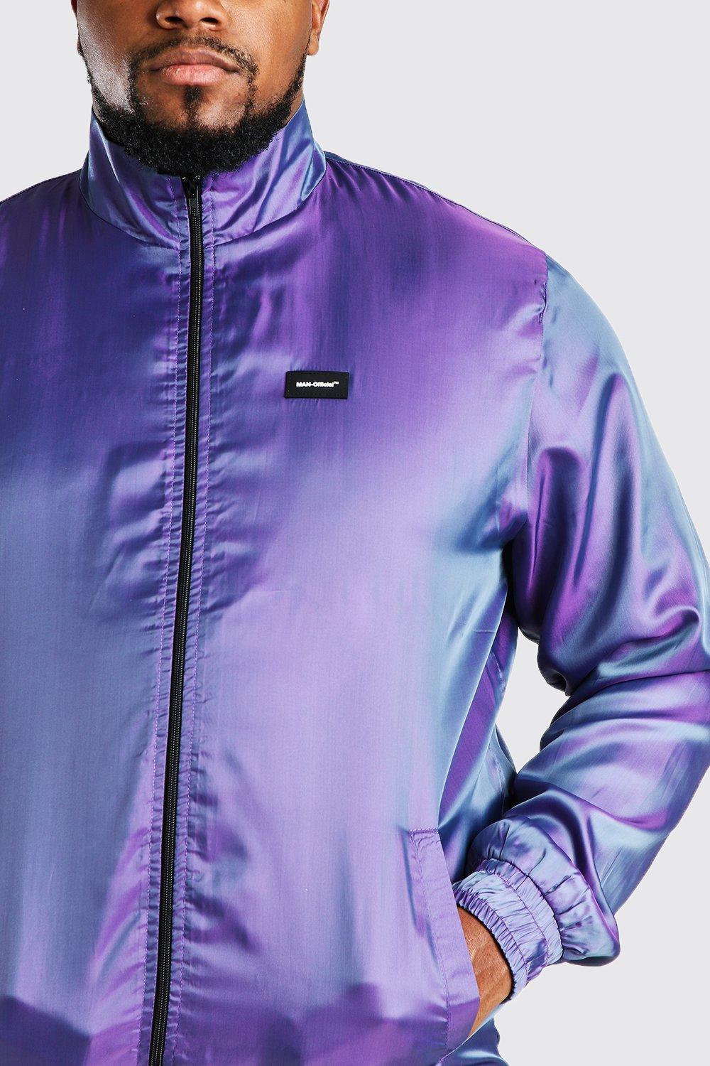 Iridescent jacket 2025 plus size