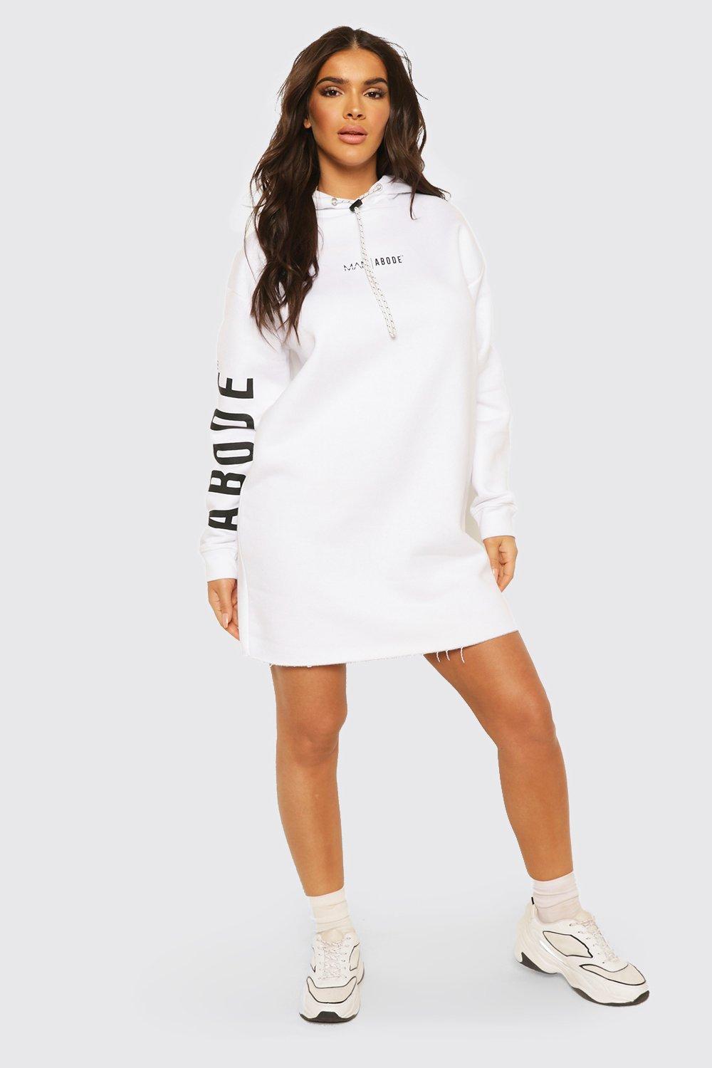 boohoo sweatshirt dress