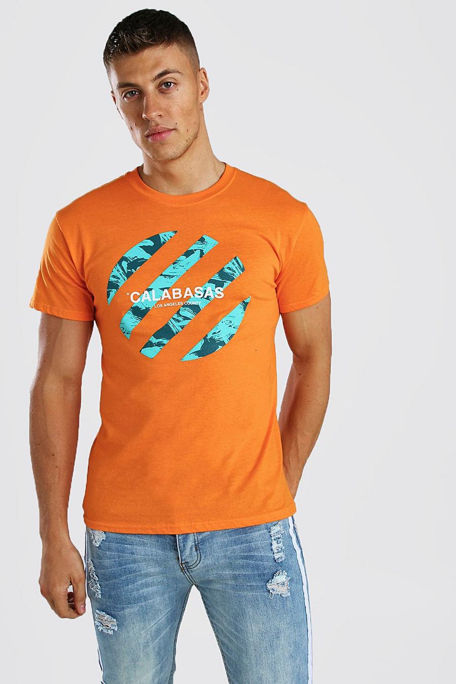 T-Shirt mit „Calabasas“-Print vorn image number 1