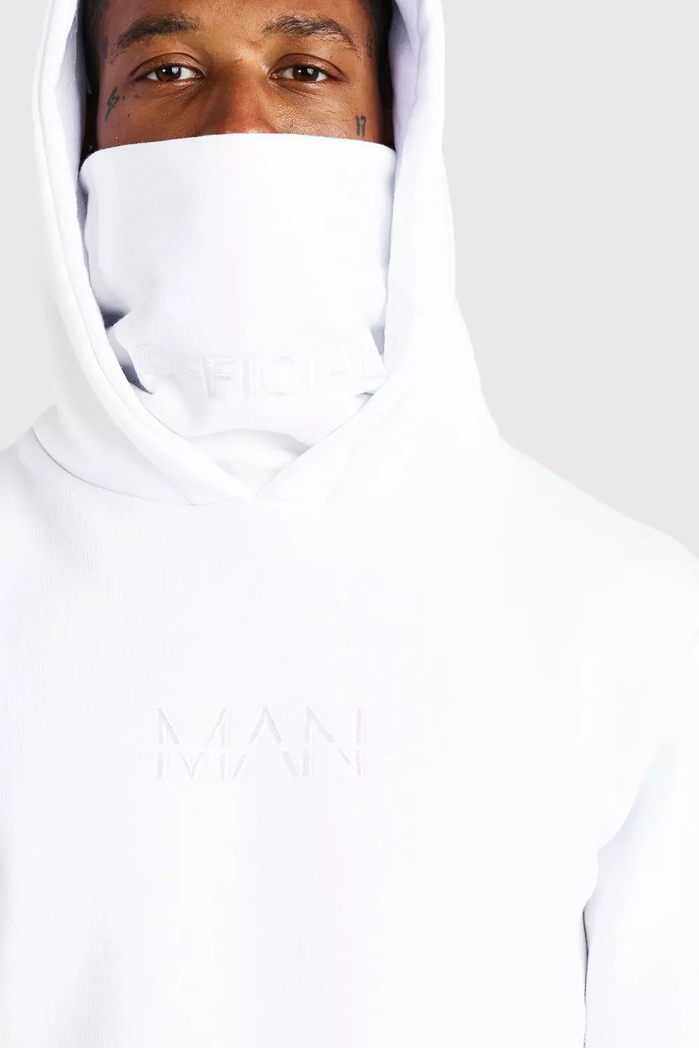 Man hoodie with online snood