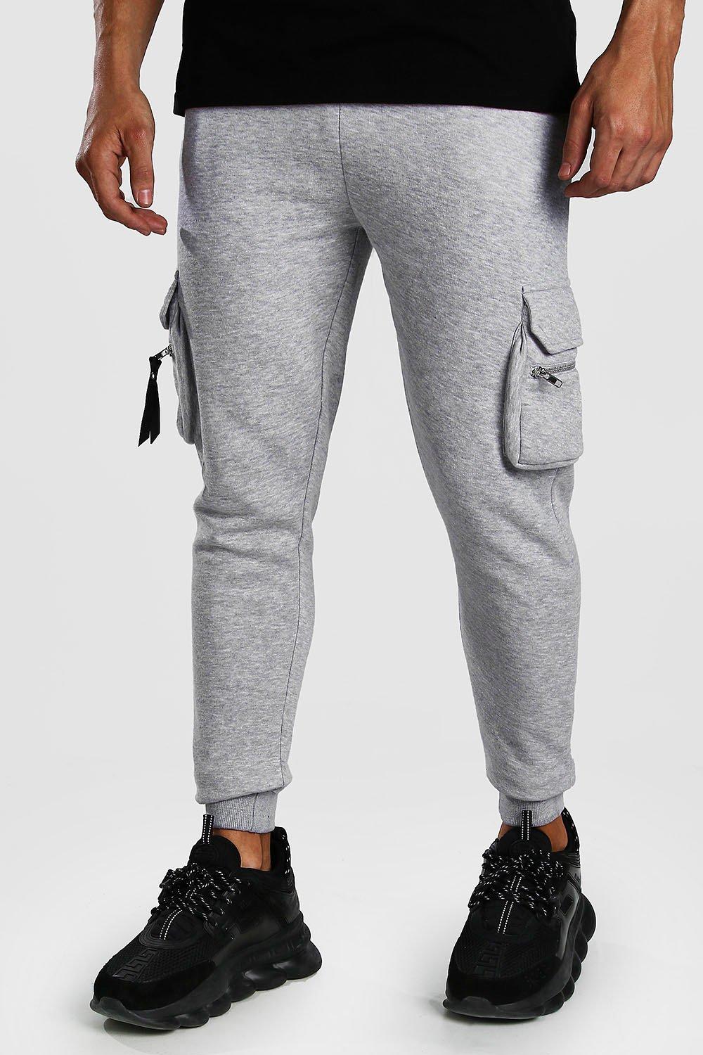 cargo zip joggers