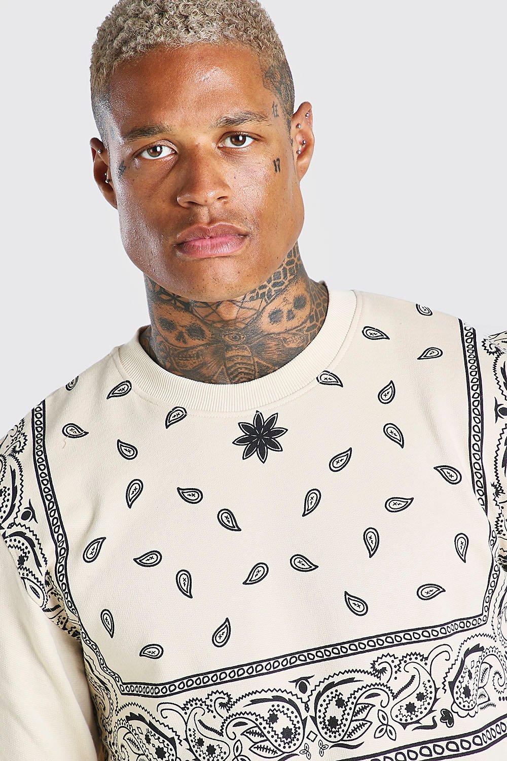 Bandana print sweatshirt new arrivals